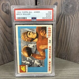 1955 Topps All American #22 "Brick" MULLER‎  USC Chicago Bears